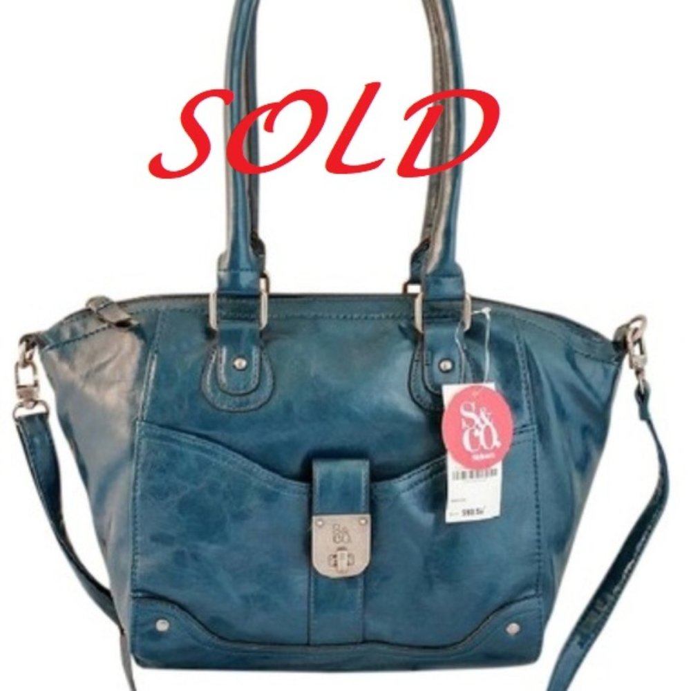 Style & Co Twistlock 3 way Satchel/Shoulder/Crossb